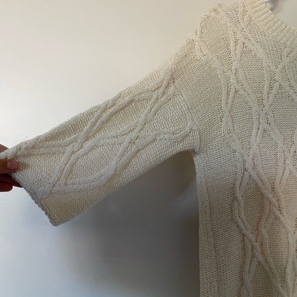 CREAM KNITTED SWEATER - Picture 5 of 6